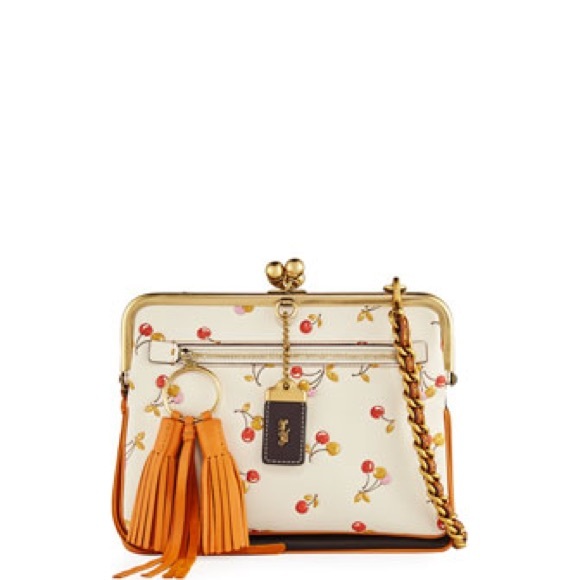 Coach 1941 Leather Cherry Kisslock Crossbody 21724 New #2 of 25 - Picture 10 of 11